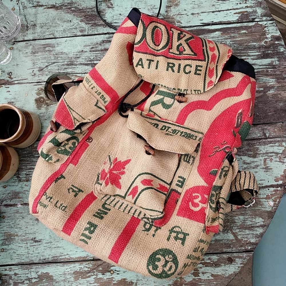Earth Divas Rice Bag Backpack